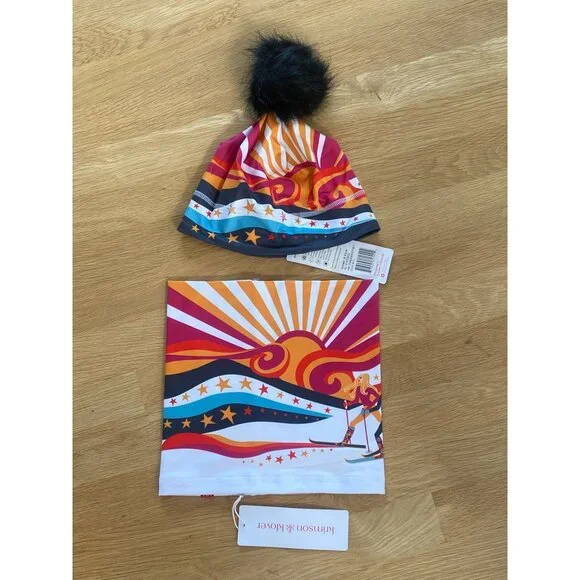 NWT Krimson Klover Neck GAITER Dream On in Multi Apres Ski - Picture 6 of 7